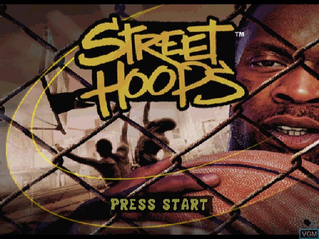 Image de l'ecran titre du jeu Street Hoops sur Nintendo GameCube