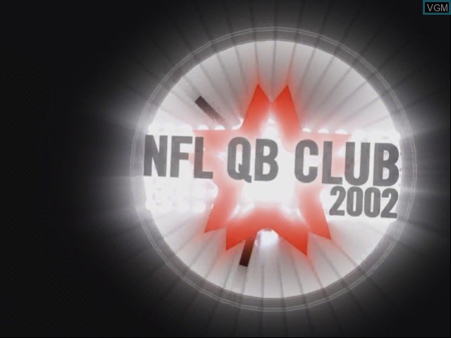 Image de l'ecran titre du jeu NFL Quarterback Club 2002 sur Nintendo GameCube