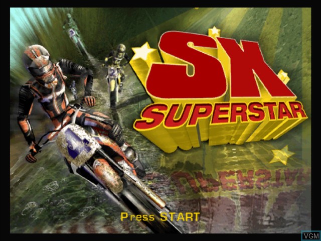 Image de l'ecran titre du jeu SX Superstar sur Nintendo GameCube
