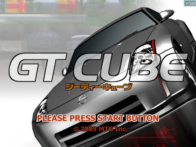 Image de l'ecran titre du jeu GT Cube sur Nintendo GameCube