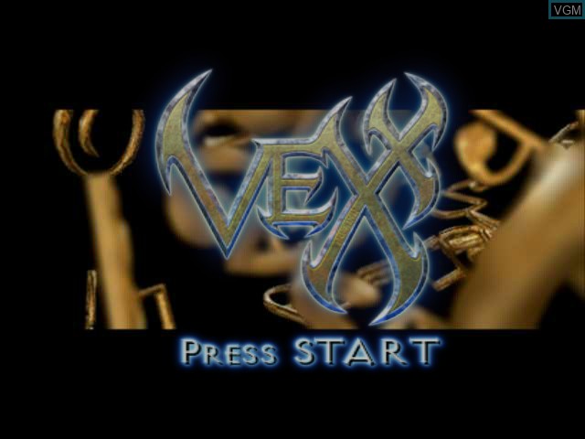 Image de l'ecran titre du jeu Vexx sur Nintendo GameCube