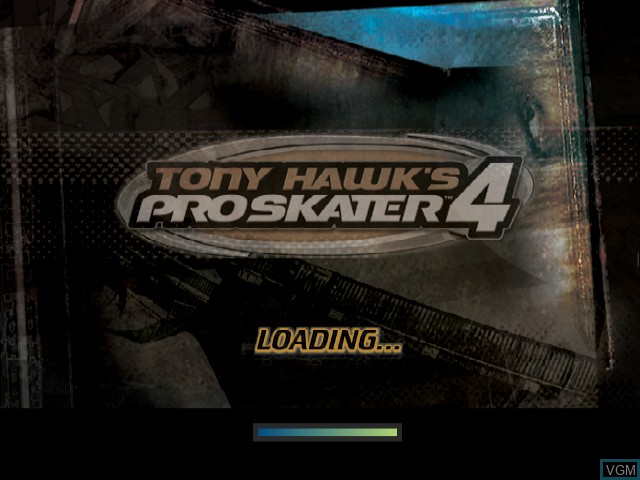 Image de l'ecran titre du jeu Tony Hawk's Pro Skater 4 sur Nintendo GameCube