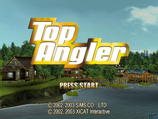 Image de l'ecran titre du jeu Top Angler sur Nintendo GameCube