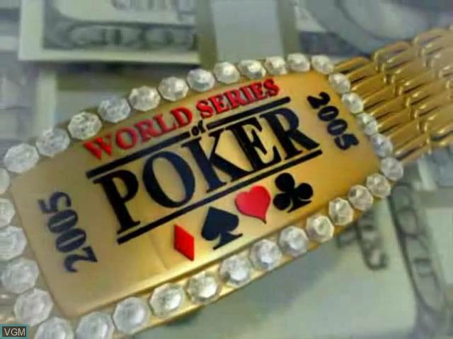 Image de l'ecran titre du jeu World Series of Poker sur Nintendo GameCube