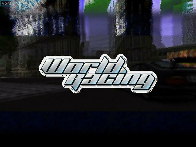 Image de l'ecran titre du jeu World Racing sur Nintendo GameCube