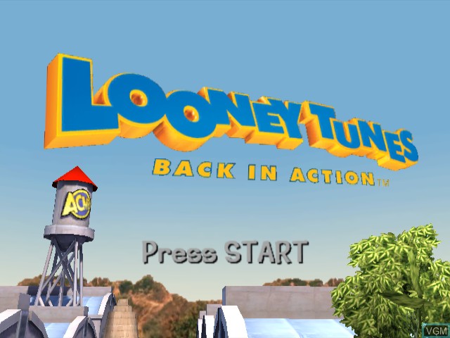 Image de l'ecran titre du jeu Looney Tunes - Back in Action sur Nintendo GameCube