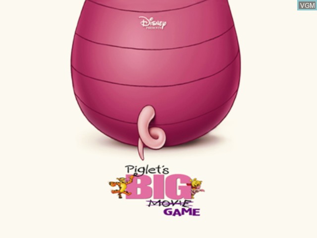 Image de l'ecran titre du jeu Piglet's Big Game sur Nintendo GameCube