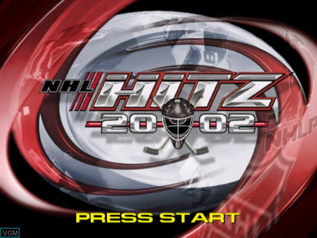 Image de l'ecran titre du jeu NHL Hitz 20-02 sur Nintendo GameCube