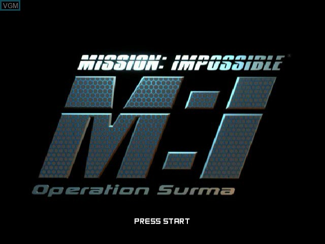 Image de l'ecran titre du jeu Mission Impossible - Operation Surma sur Nintendo GameCube