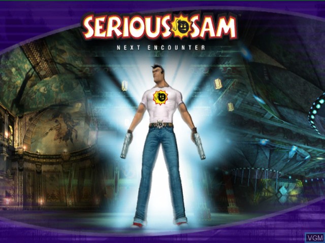 Image de l'ecran titre du jeu Serious Sam - Next Encounter sur Nintendo GameCube