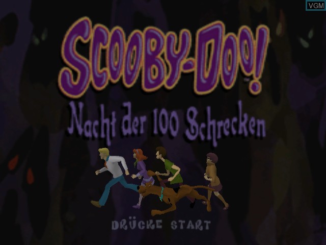 Image de l'ecran titre du jeu Scooby-Doo! Nacht der 100 Schrecken sur Nintendo GameCube