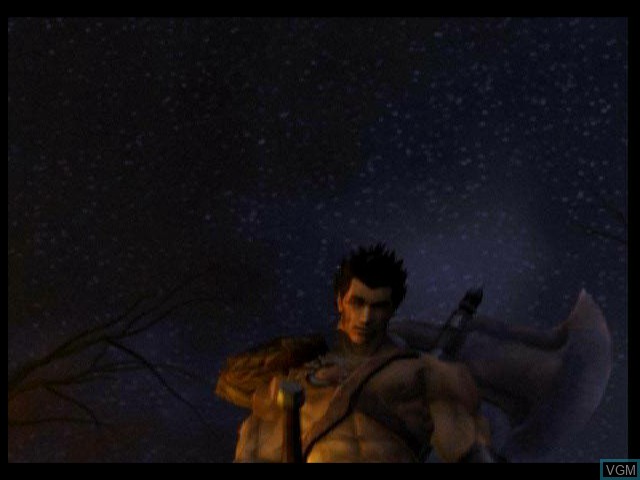 Image de l'ecran titre du jeu Warrior Blade - Rastan vs. Barbarian sur Nintendo GameCube
