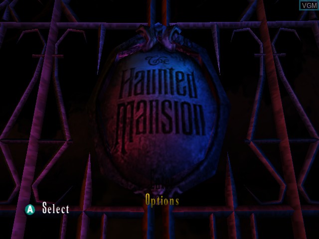 Image de l'ecran titre du jeu Haunted Mansion, The sur Nintendo GameCube