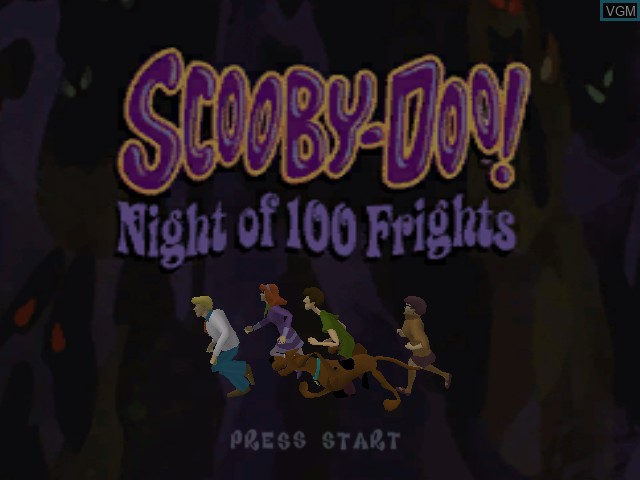 Image de l'ecran titre du jeu Scooby-Doo! Night of 100 Frights sur Nintendo GameCube