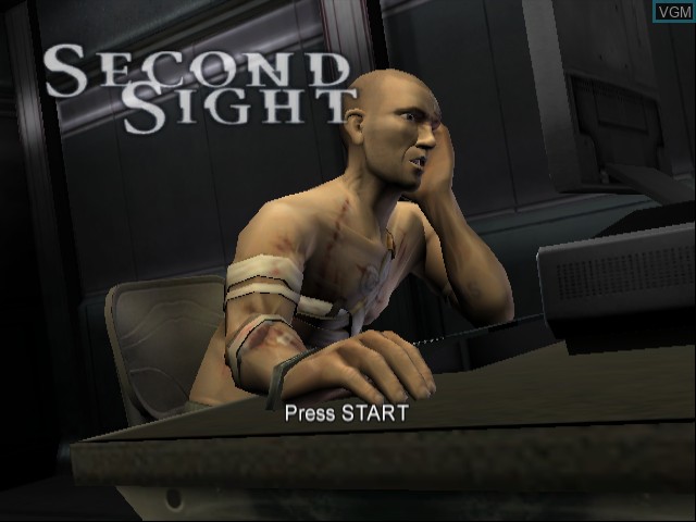 Image de l'ecran titre du jeu Second Sight sur Nintendo GameCube