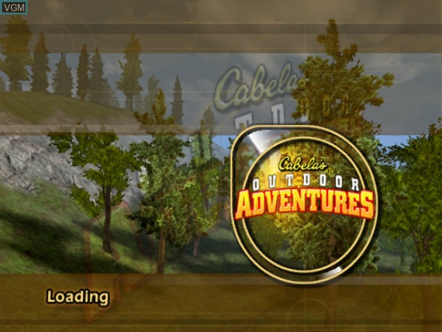Image de l'ecran titre du jeu Cabela's Outdoor Adventures sur Nintendo GameCube