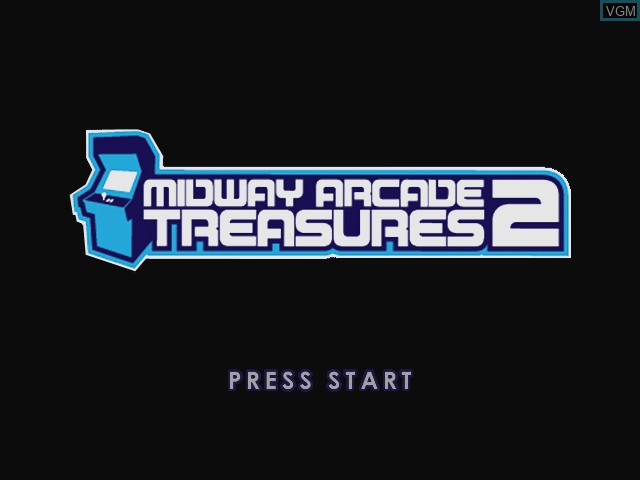 Image de l'ecran titre du jeu Midway Arcade Treasures 2 sur Nintendo GameCube