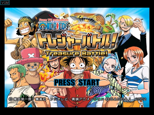 Image de l'ecran titre du jeu From TV Animation - One Piece Treasure Battle! sur Nintendo GameCube