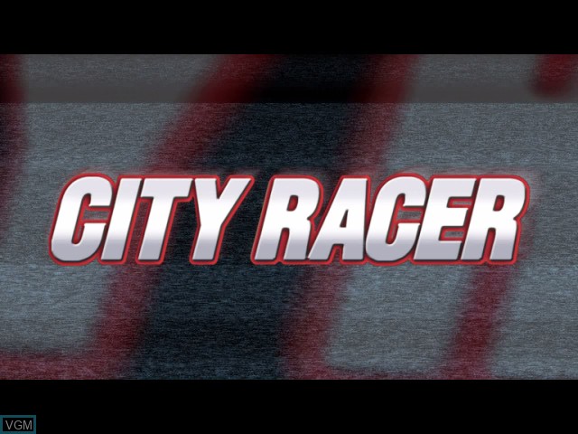 Image de l'ecran titre du jeu City Racer sur Nintendo GameCube