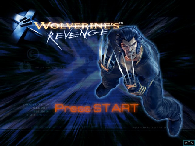 Image de l'ecran titre du jeu X2 - Wolverine's Revenge sur Nintendo GameCube