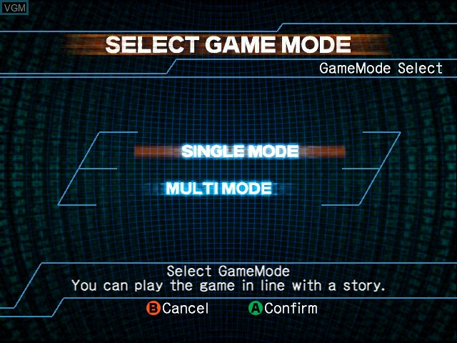 Image du menu du jeu Phantasy Star Online Episode I & II sur Nintendo GameCube