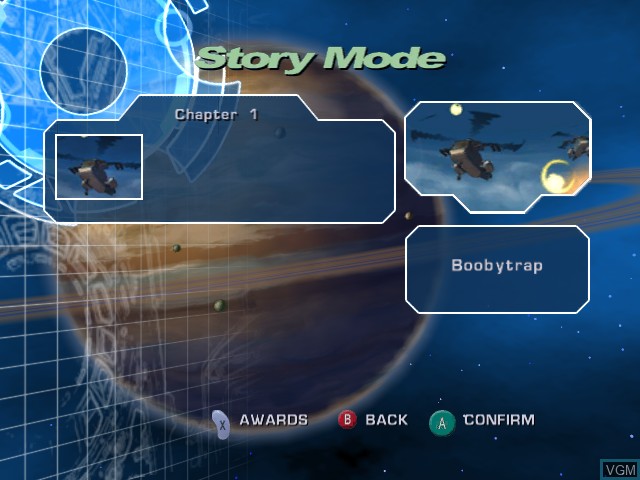 Image du menu du jeu Robotech - Battlecry sur Nintendo GameCube