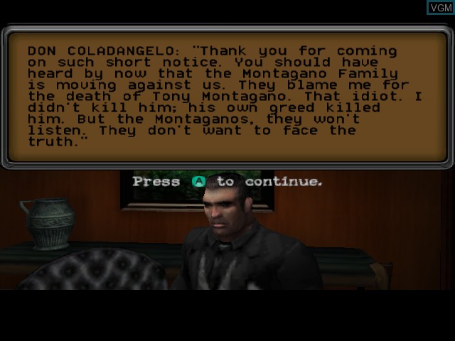 Image du menu du jeu Trigger Man sur Nintendo GameCube