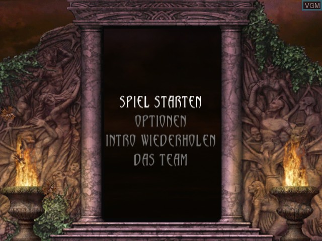 Image du menu du jeu Blood Omen 2 sur Nintendo GameCube