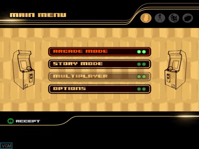 Image du menu du jeu Driven sur Nintendo GameCube