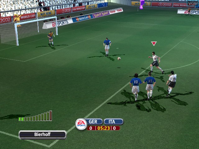 Image in-game du jeu 2002 FIFA World Cup sur Nintendo GameCube