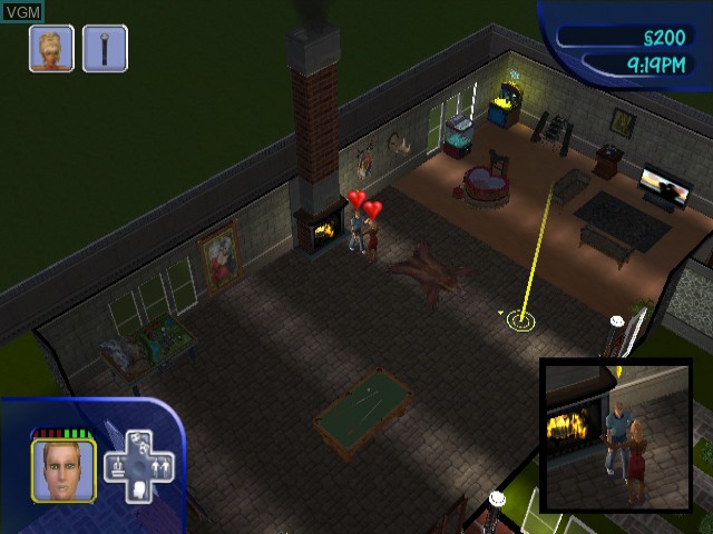 Image in-game du jeu Sims, The sur Nintendo GameCube