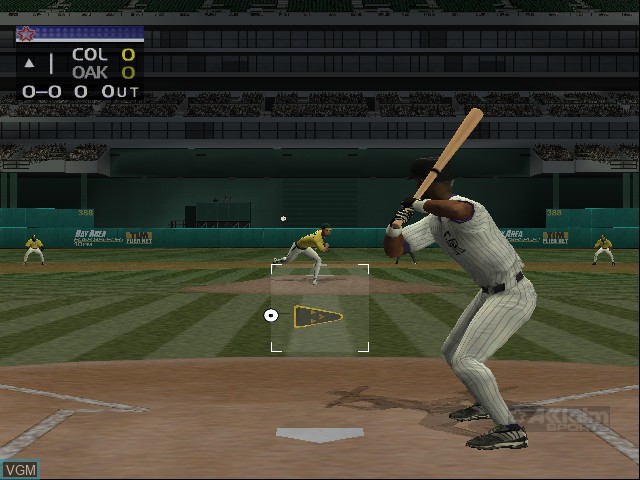 Image in-game du jeu All-Star Baseball 2002 sur Nintendo GameCube