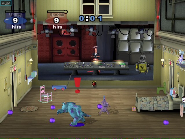 Image in-game du jeu Monsters, Inc. Scream Arena sur Nintendo GameCube