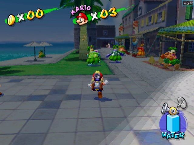 Image in-game du jeu Super Mario Sunshine sur Nintendo GameCube