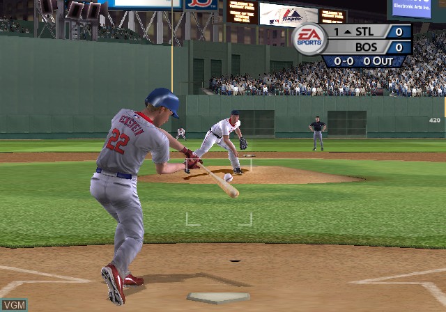 Image in-game du jeu MVP Baseball 2005 sur Nintendo GameCube