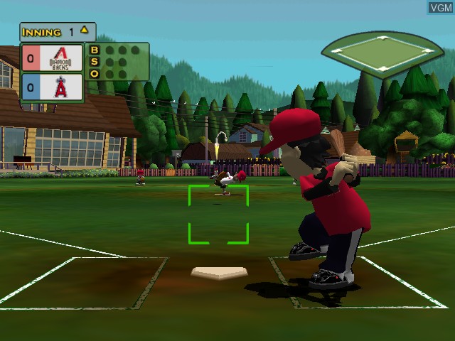Image in-game du jeu Backyard Sports Baseball 2007 sur Nintendo GameCube