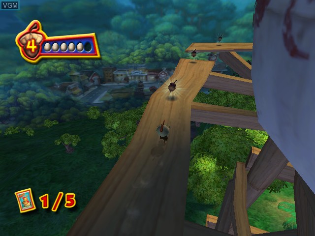 Image in-game du jeu Chicken Little sur Nintendo GameCube