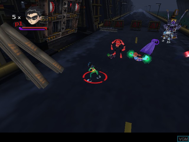 Image in-game du jeu Teen Titans sur Nintendo GameCube
