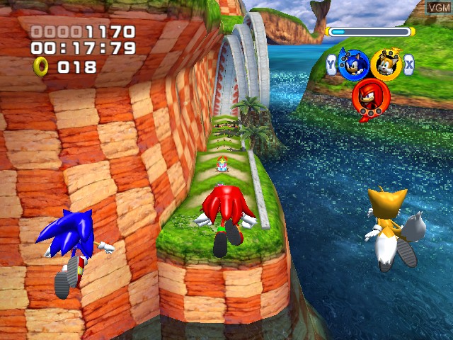 Image in-game du jeu Sonic Heroes sur Nintendo GameCube