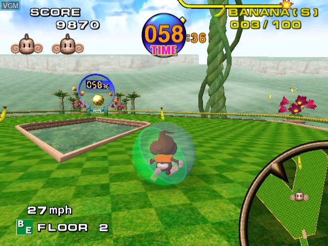 Image in-game du jeu Super Monkey Ball sur Nintendo GameCube