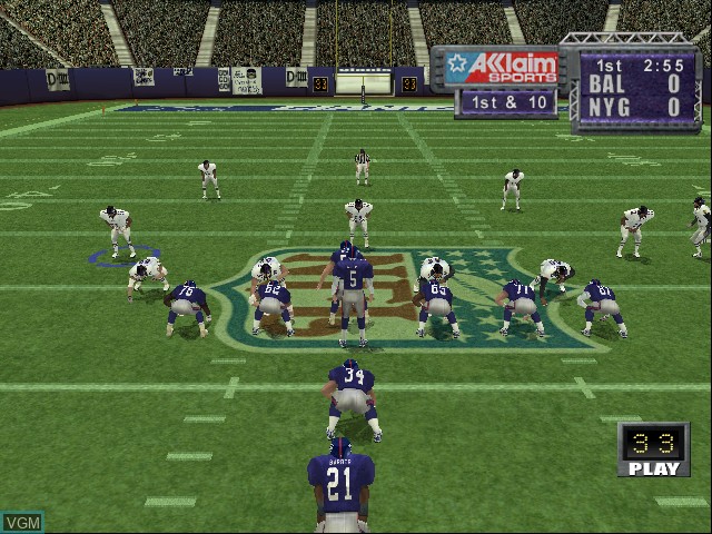 Image in-game du jeu NFL Quarterback Club 2002 sur Nintendo GameCube