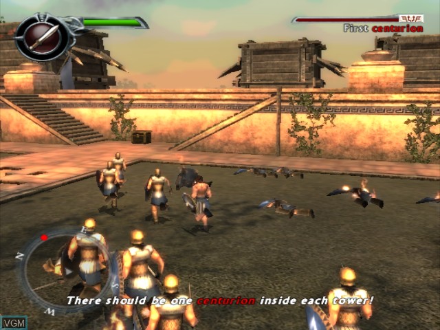 Image in-game du jeu Spartan - Total Warrior sur Nintendo GameCube