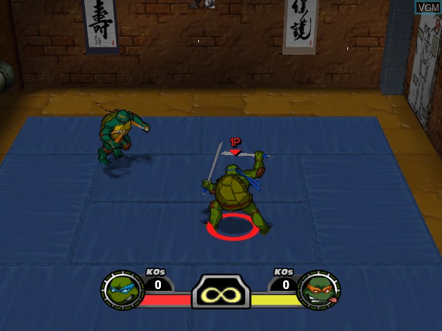Image in-game du jeu TMNT - Mutant Melee sur Nintendo GameCube