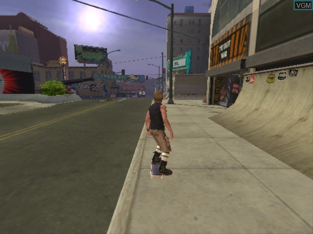Image in-game du jeu Tony Hawk's American Wasteland sur Nintendo GameCube