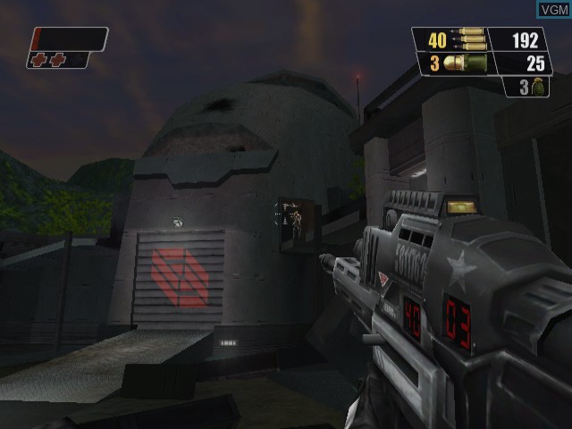 Image in-game du jeu Red Faction II sur Nintendo GameCube