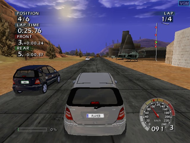 Image in-game du jeu World Racing sur Nintendo GameCube
