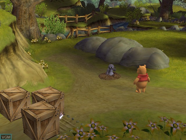 Image in-game du jeu Winnie the Pooh's Rumbly Tumbly Adventure sur Nintendo GameCube