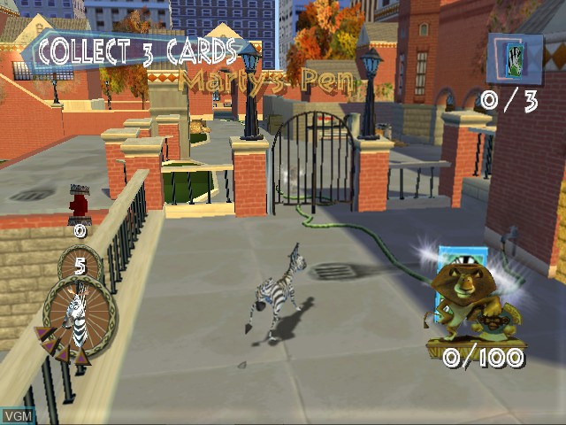 Image in-game du jeu Madagascar sur Nintendo GameCube