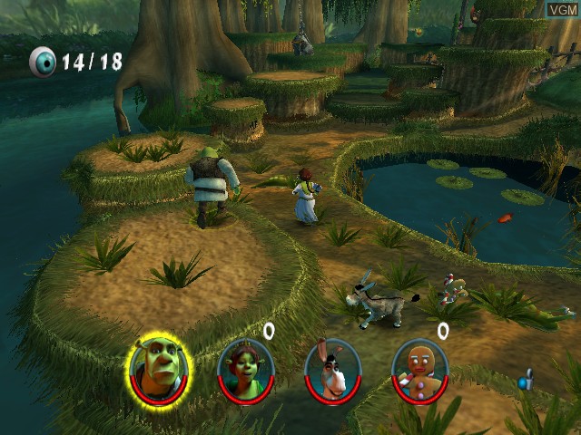 Image in-game du jeu Shrek 2 sur Nintendo GameCube