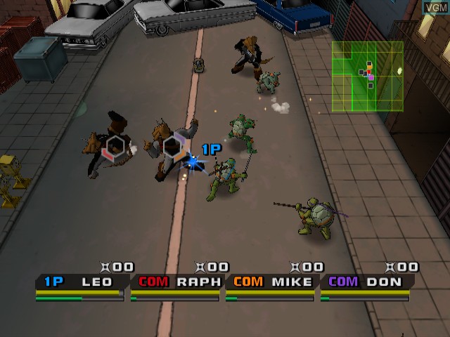 Image in-game du jeu Teenage Mutant Ninja Turtles 3 - Mutant Nightmare sur Nintendo GameCube